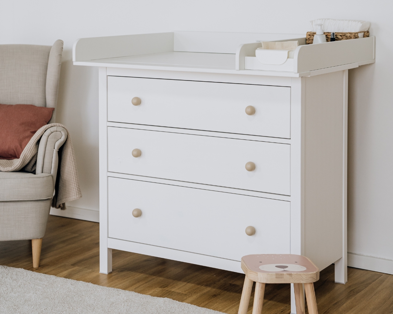 regalik Verschoonblad voor Hemnes van IKEA, Aankleedopzetstuk voor 50 cm Ladekasten, Afneembaar Aankleedblad, Afgeronde Frontpanelen, Wit, 72cm x 54cm regalik Verschoonblad voor Hemnes van IKEA, Aankleedopzetstuk voor 50 cm Ladekasten, Afneembaar Aankleedblad, Afgeronde Frontpanelen, Wit, 72cm x 54cm