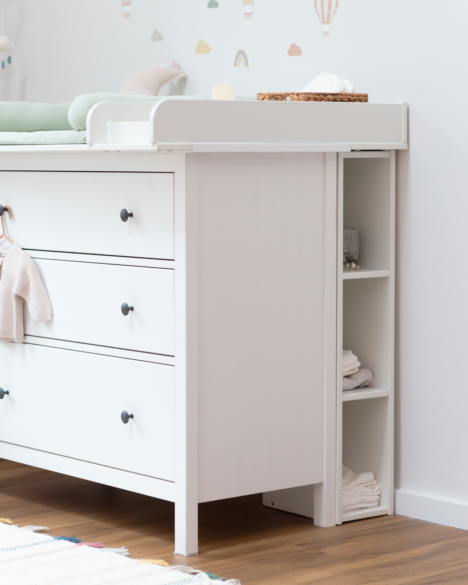 Kast voor IKEA HEMNES als commode in het wit