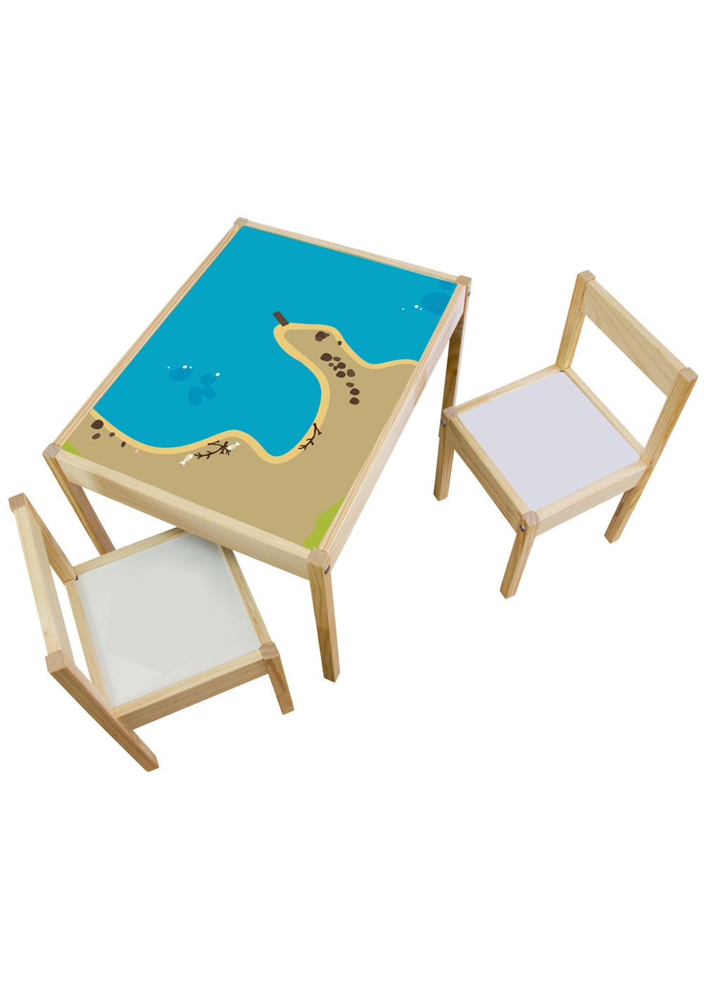 Ikea Lätt Kindertisch Wasserreich Komplettansicht