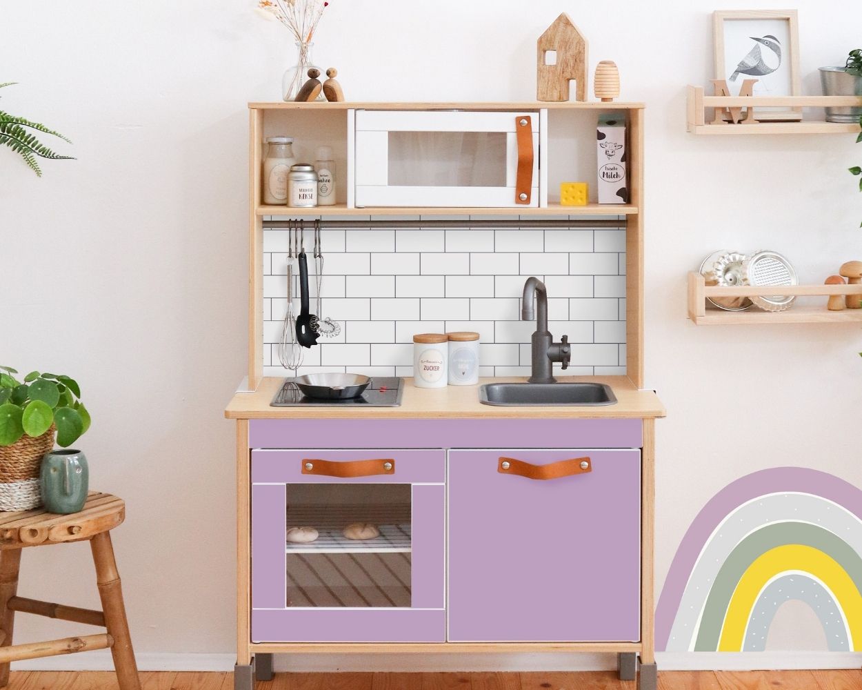 De mooiste combinaties voor kinderkeukens