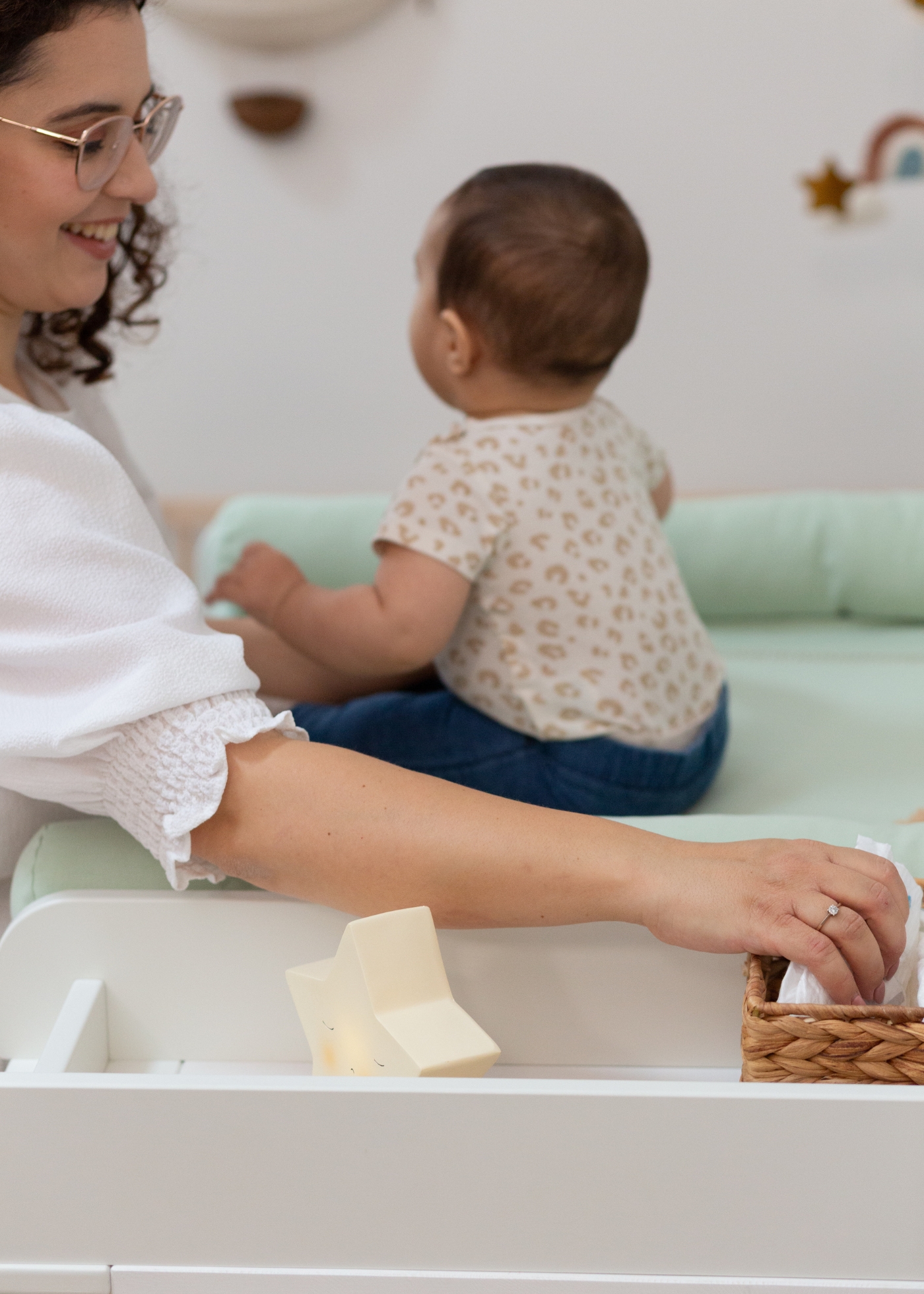 Wickelaufsatz auf IKEA Kommode