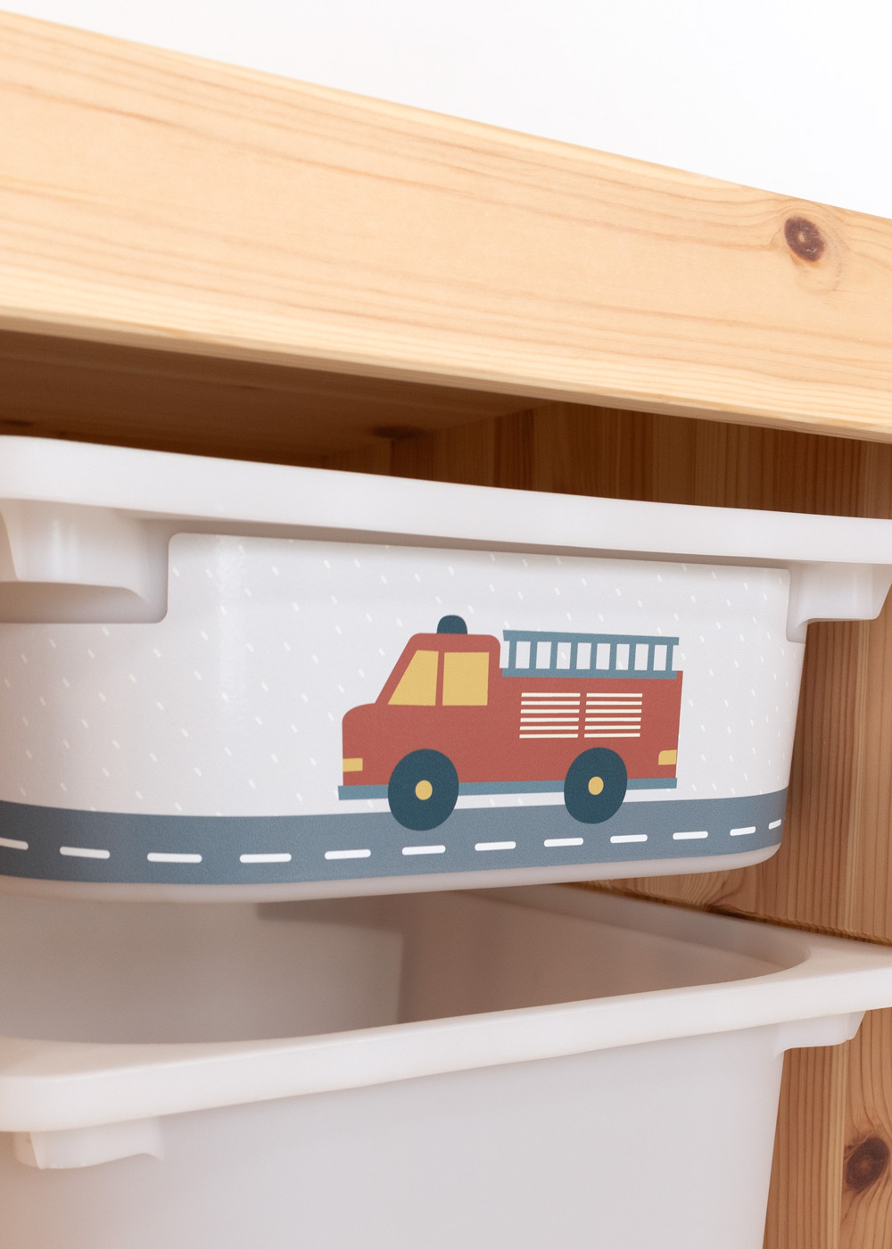 Plakfolie FEUERWEHR voor IKEA TROFAST plank Brandweerwagen Ikea Hack IKEA TROFAST dozen Sticker zelfklevend  Plakfolie FEUERWEHR voor IKEA TROFAST plank Brandweerwagen Ikea Hack IKEA TROFAST dozen Sticker zelfklevend