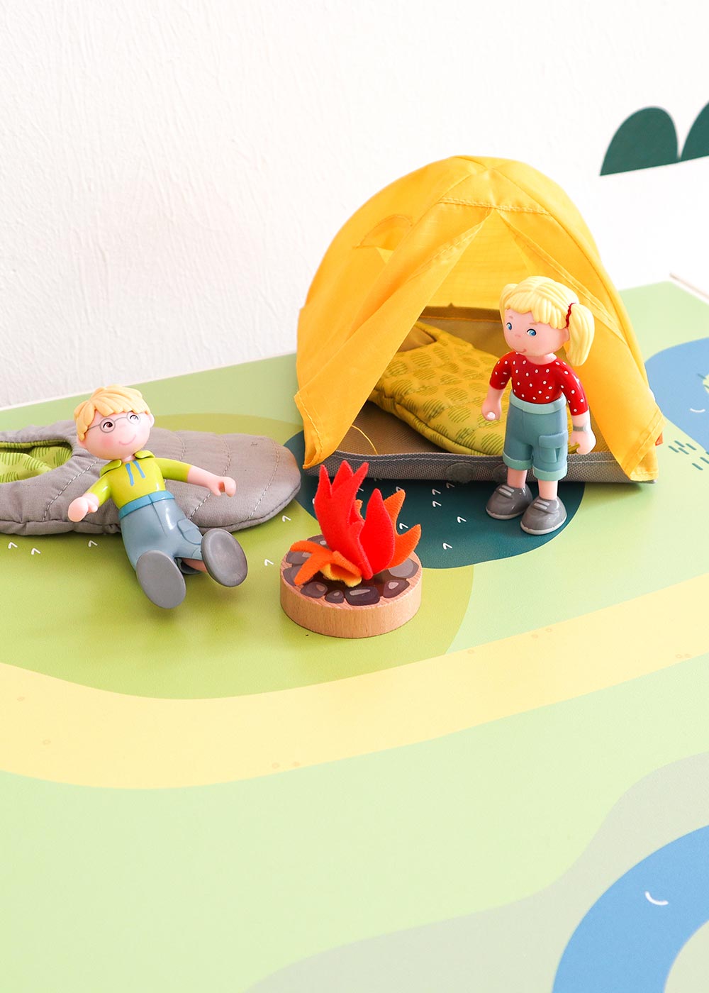 Ikea Lätt Kindertisch Spielwiese Teilansicht Zelt