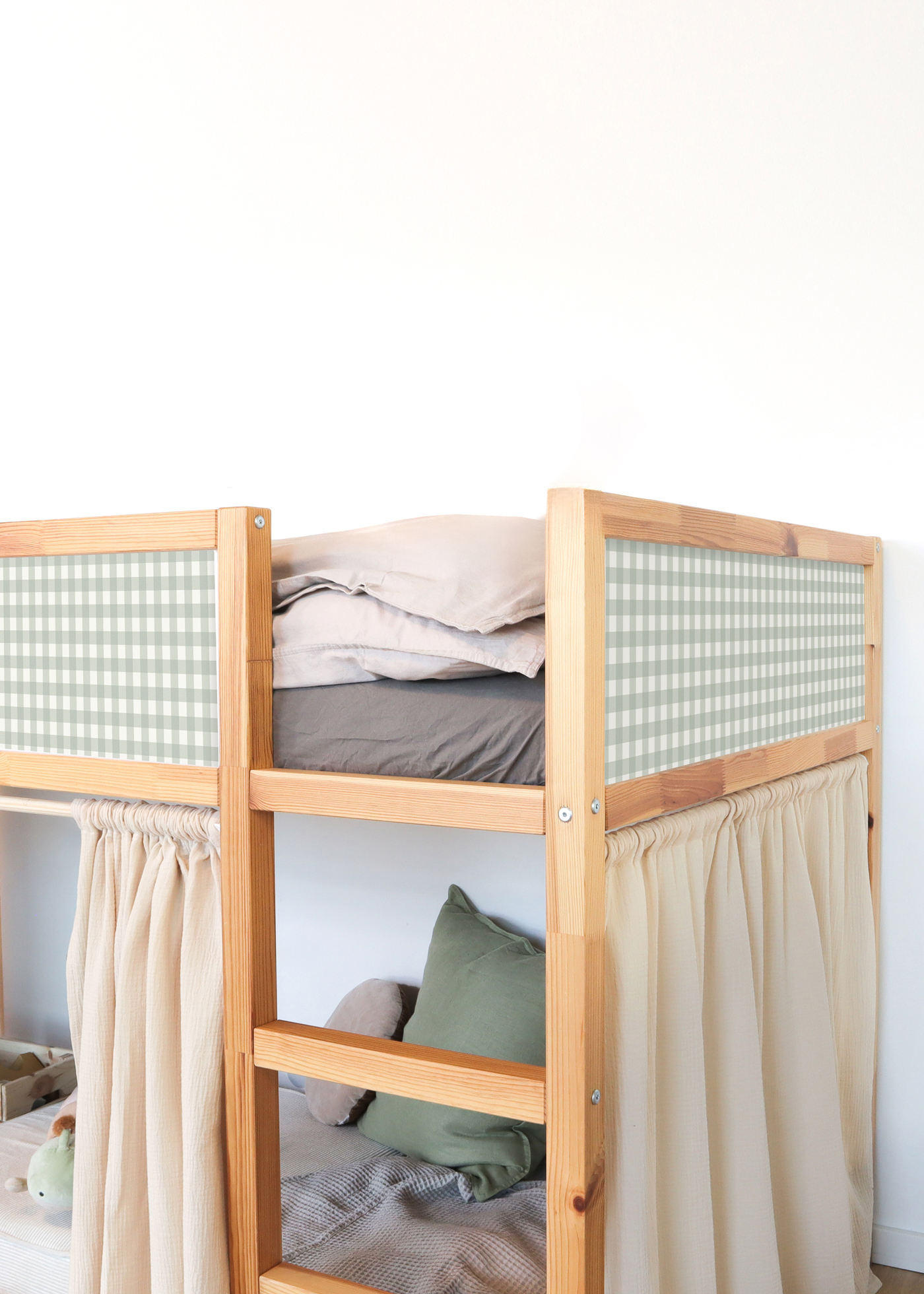 klebefolie ikea kura hochbett vichy karo eukalyptus 2er set 0 klebefolie ikea kura hochbett vichy karo eukalyptus 2er set 0