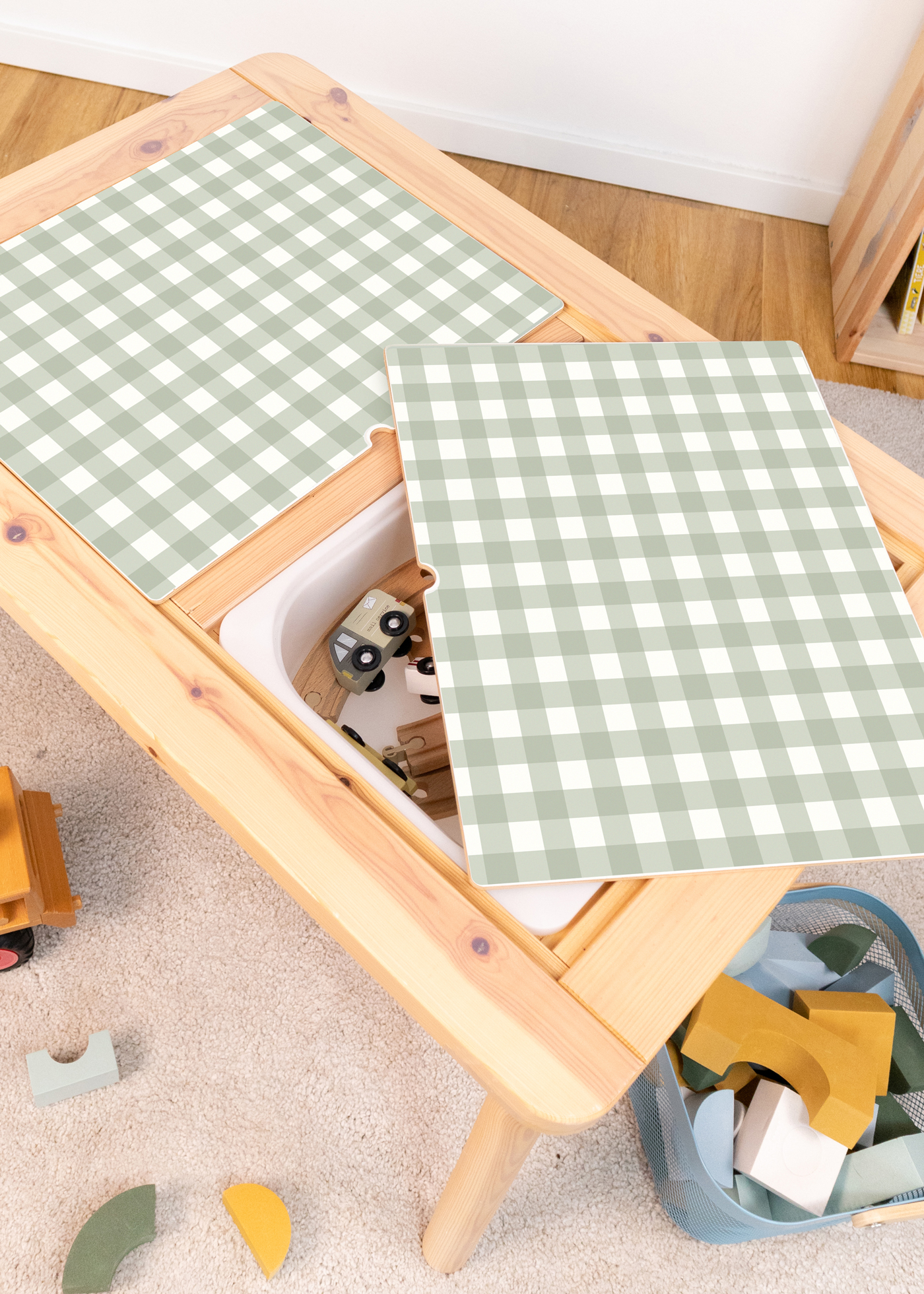 klebefolie ikea flisat kindertisch vichy karo ukalyptus 5 klebefolie ikea flisat kindertisch vichy karo ukalyptus 5