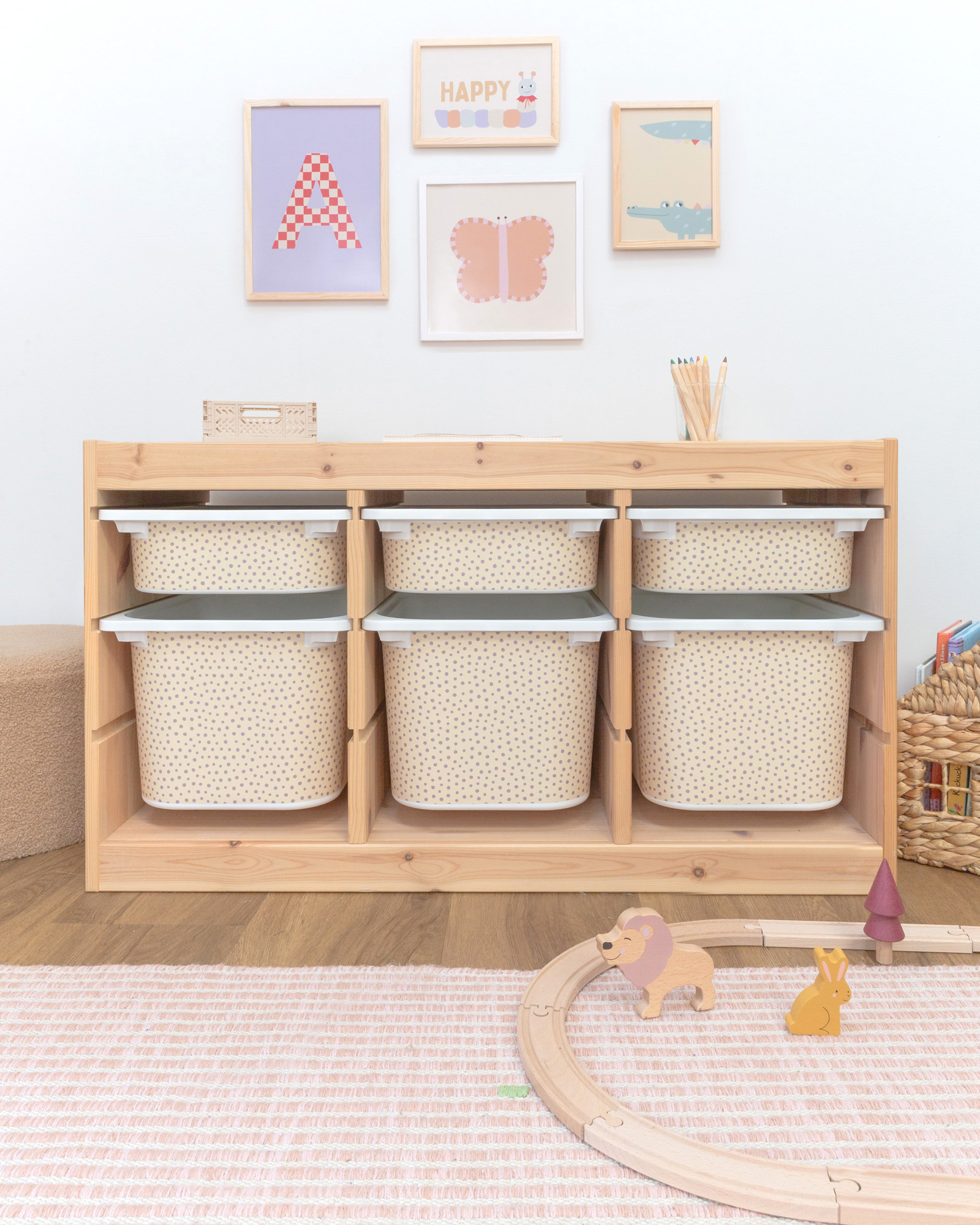 klebefolie ikea trofast box set lille vruende katze 2