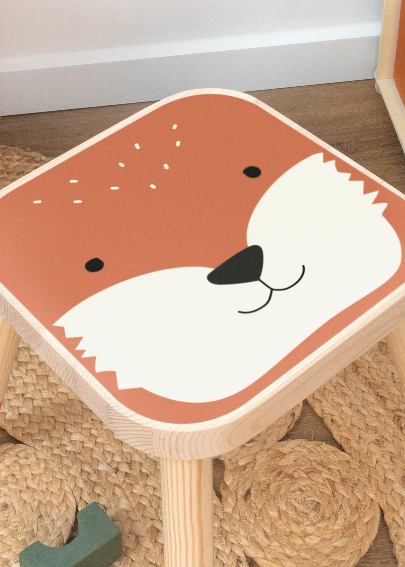 klebefolie ikea flisat kinderhocker tierig fuchs 01 klebefolie ikea flisat kinderhocker tierig fuchs 01