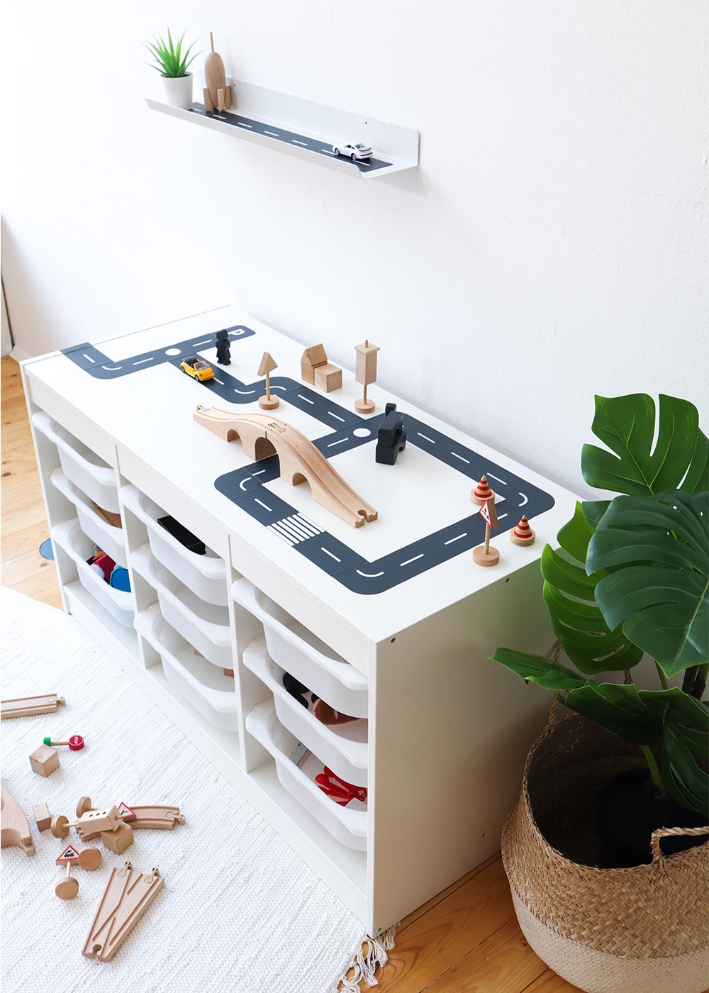 DIY Ikea Spieltisch Smastraat Vollansicht oben