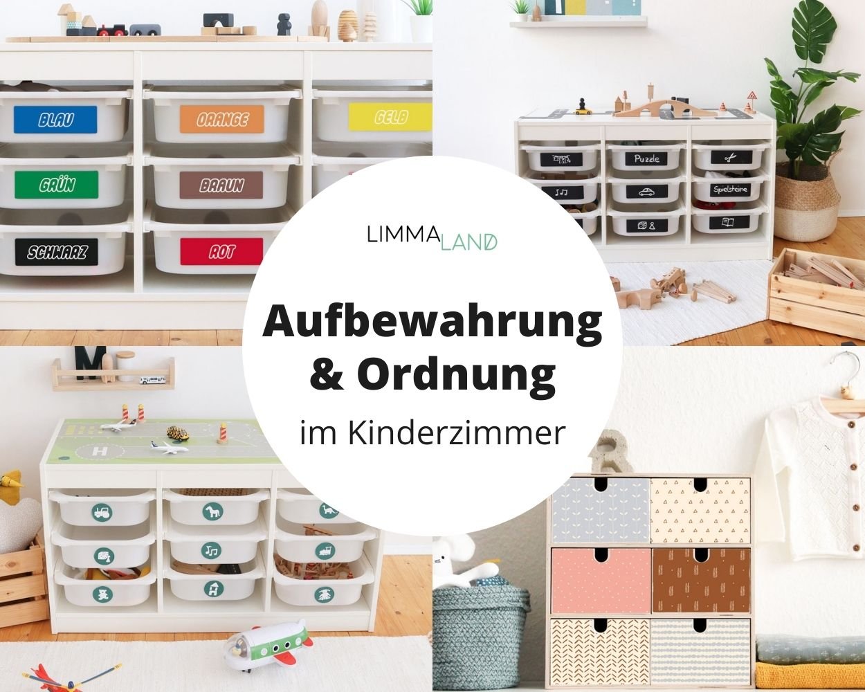 sticker fuer aufbewahrung und ordnung im ikea kinderzimmer 