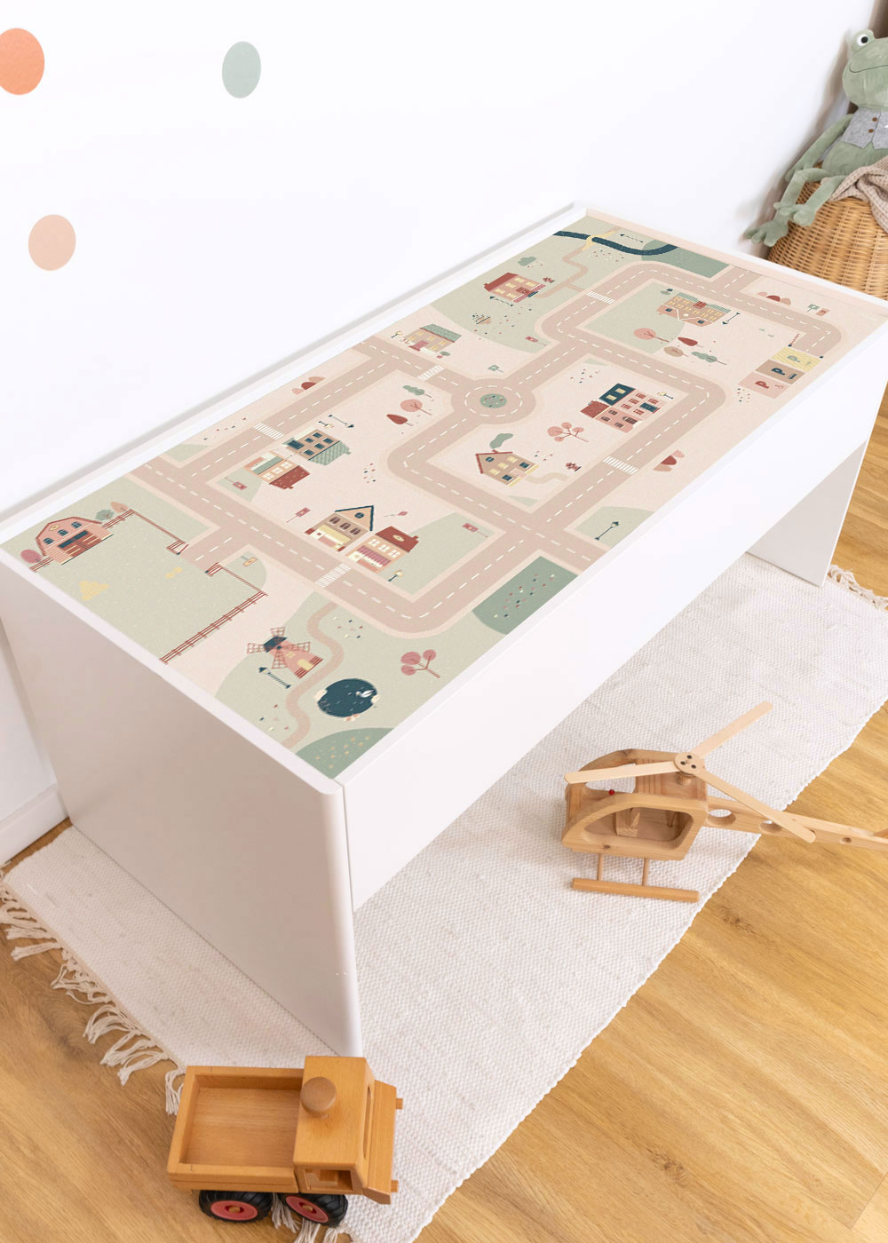  Plakfolie voor IKEA DUNDRA speeltafel met opbergruimte