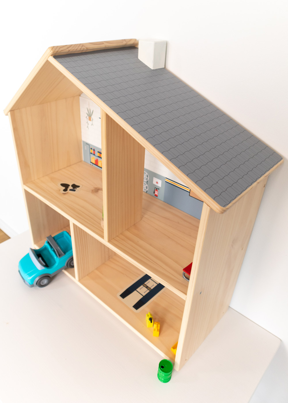 klebefolie ikea flisat puppenhaus dach grau 2 klebefolie ikea flisat puppenhaus dach grau 2