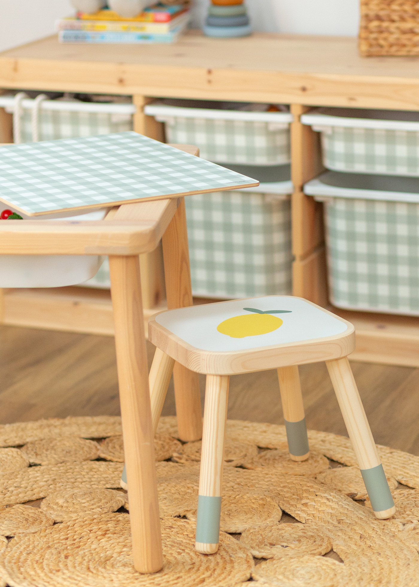 klebefolie ikea flisat kinderhocker zitronig 3 klebefolie ikea flisat kinderhocker zitronig 3