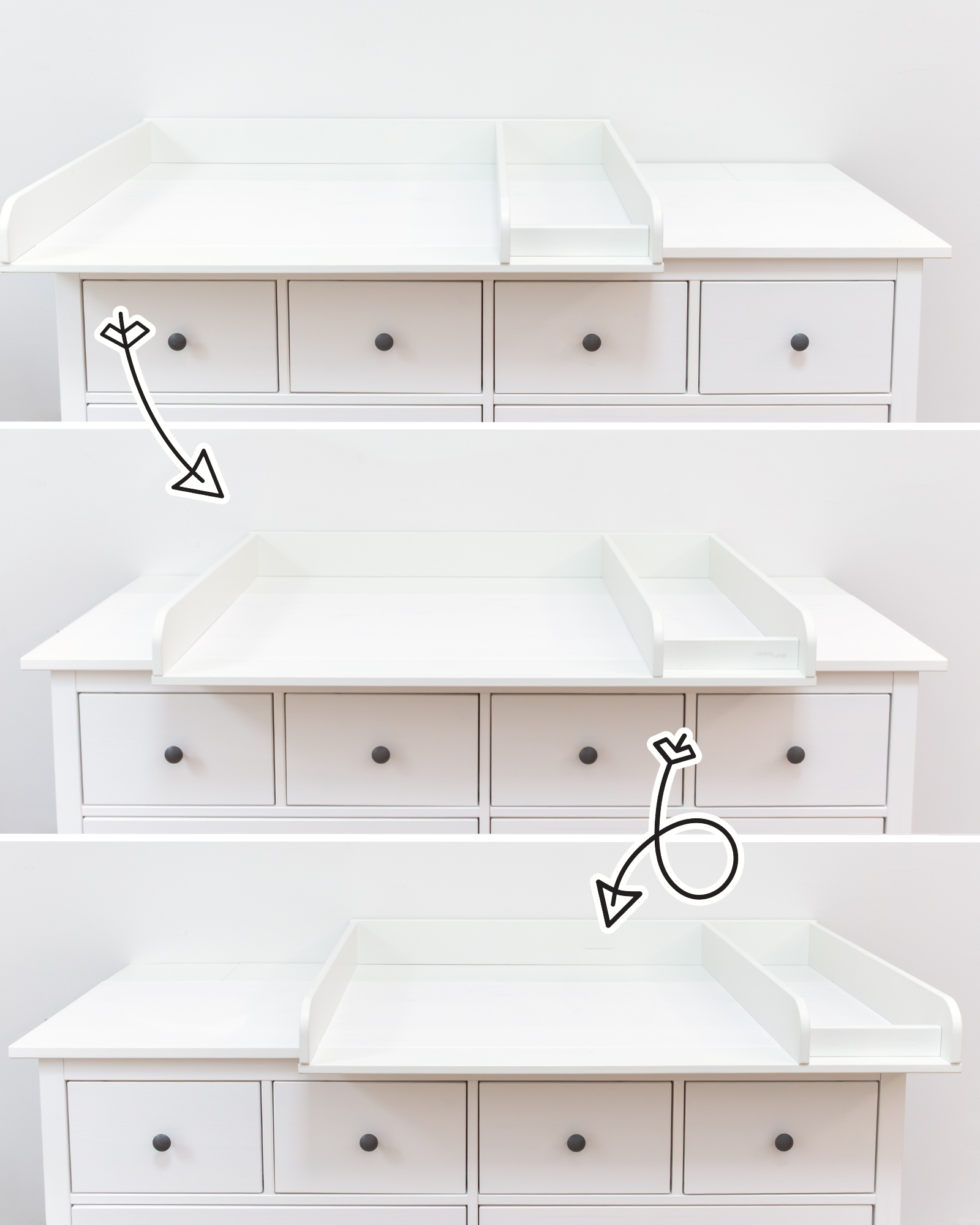 wickelkommode ikea hemnes 160 set komfort blush 16