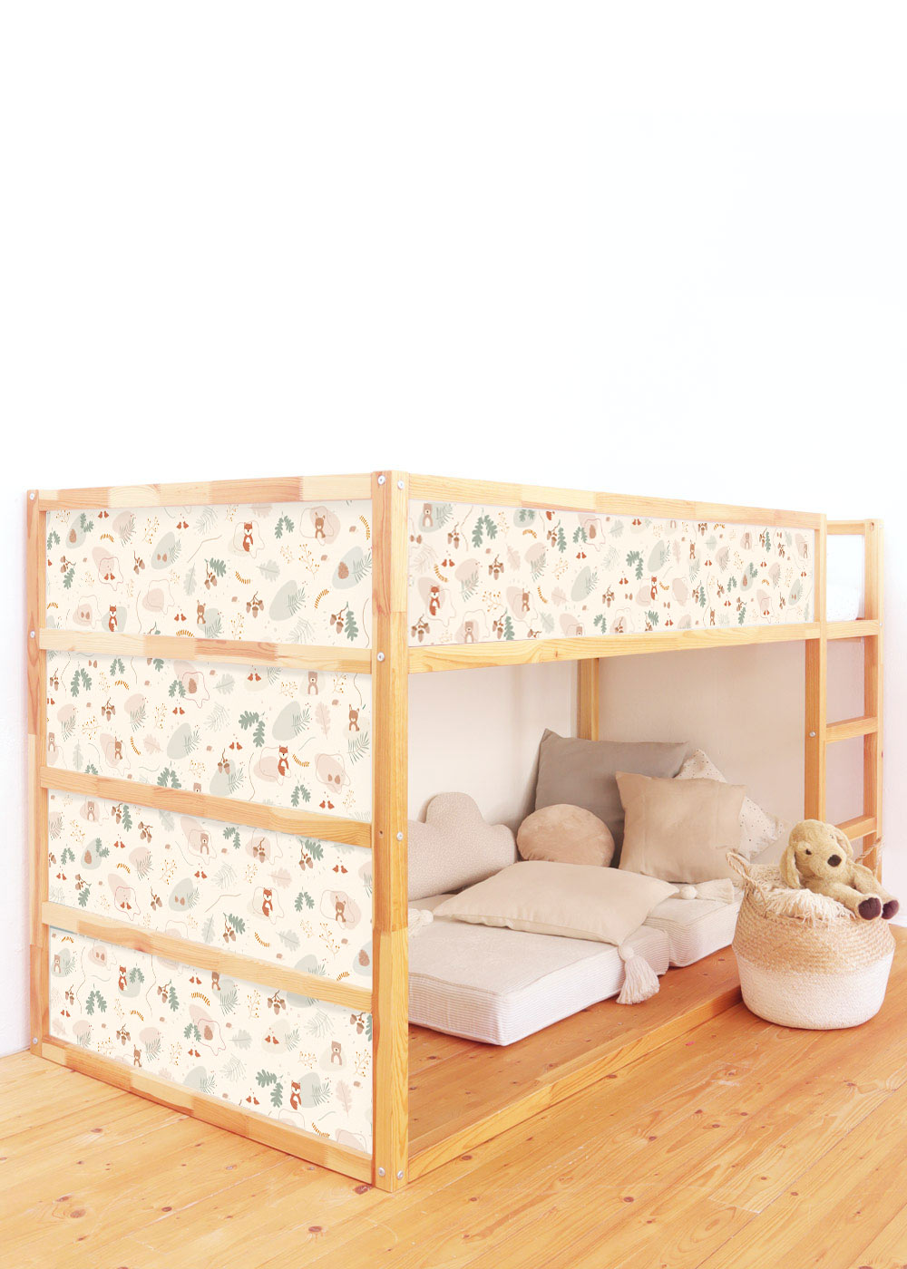 klebefolie ikea kura hochbett tierig wald 5er set 0 klebefolie ikea kura hochbett tierig wald 5er set 0