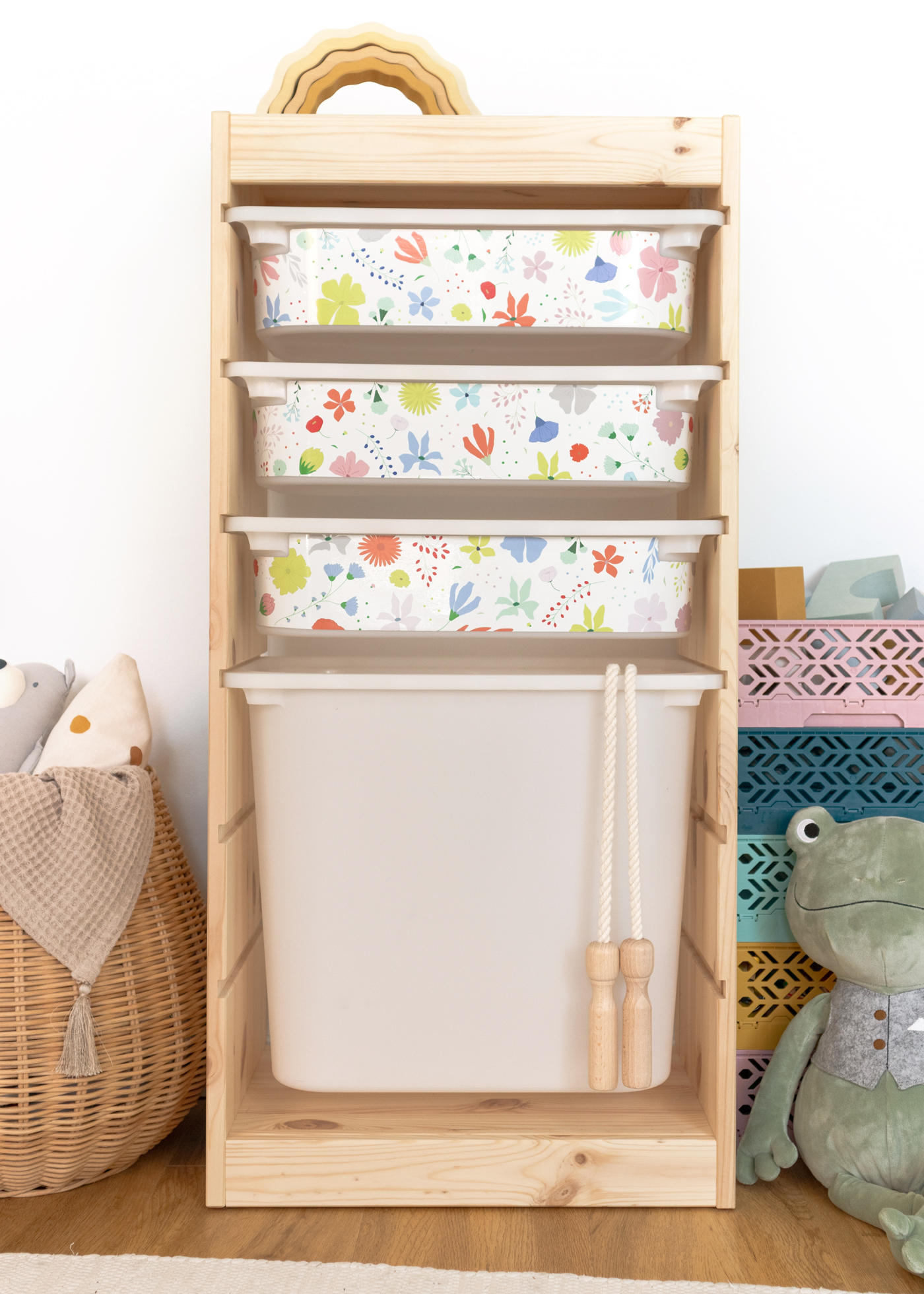 stickerset ikea trofast box klein laengsseite blumig bunt 3er set 0 stickerset ikea trofast box klein laengsseite blumig bunt 3er set