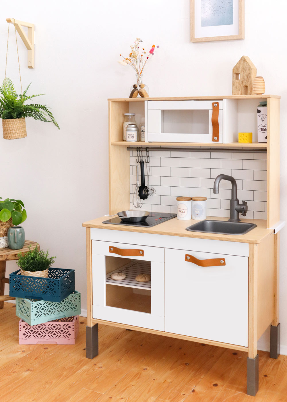 Ikea Duktig Kinderküche Kachla Metro weiss Komplettansicht Ikea Duktig Kinderküche Kachla Metro weiss Komplettansicht