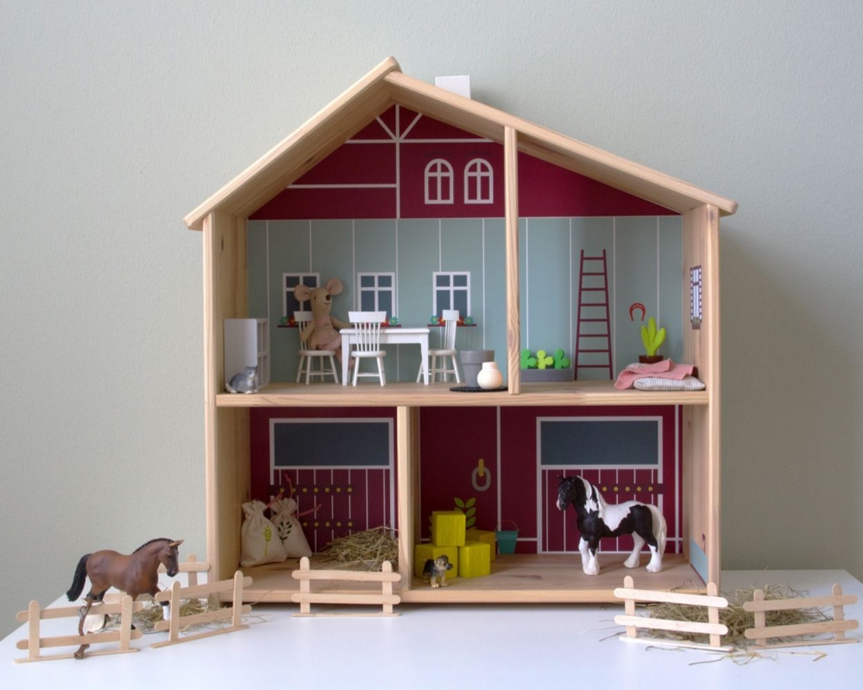 Pferdestall selber bauen Flisat Puppenhaus Pferdestall selber bauen Flisat Puppenhaus