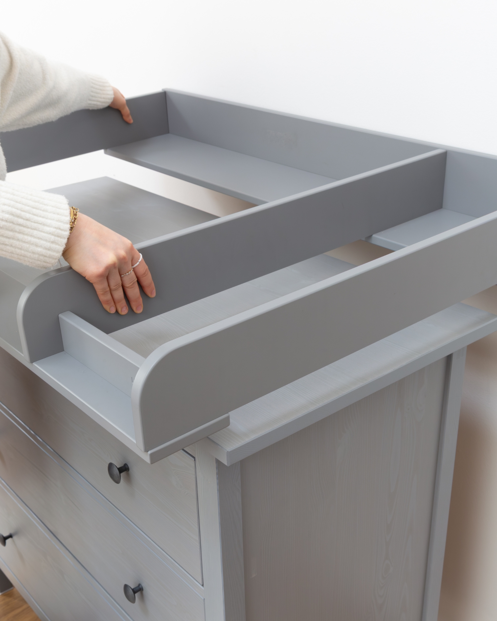 wickelkommode ikea hemnes 108 set grau komfort soft grey 14