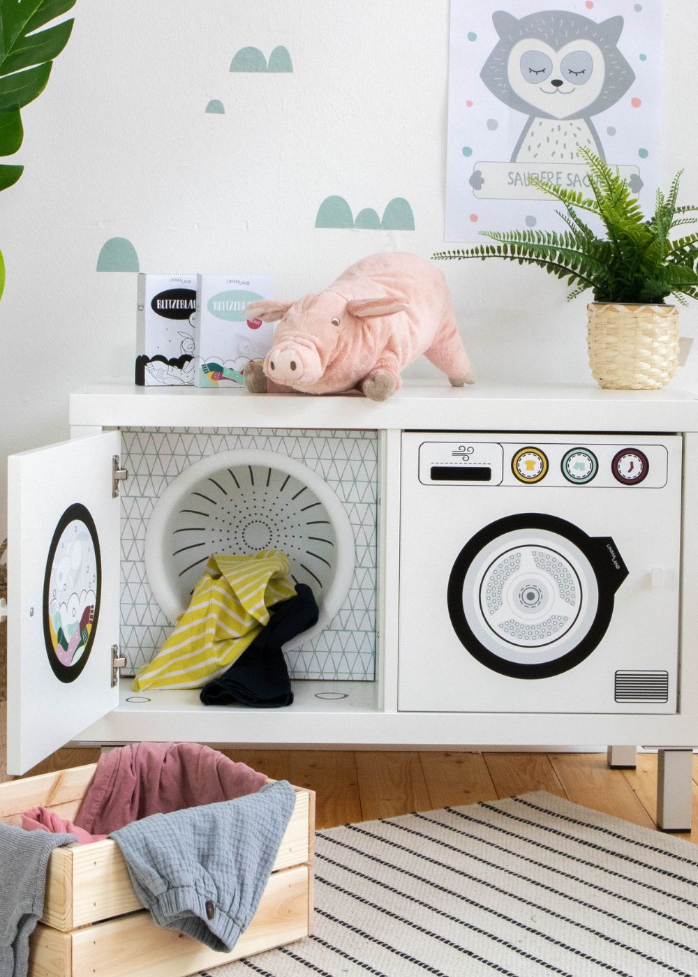 Montessori Waschmaschine Anleitung