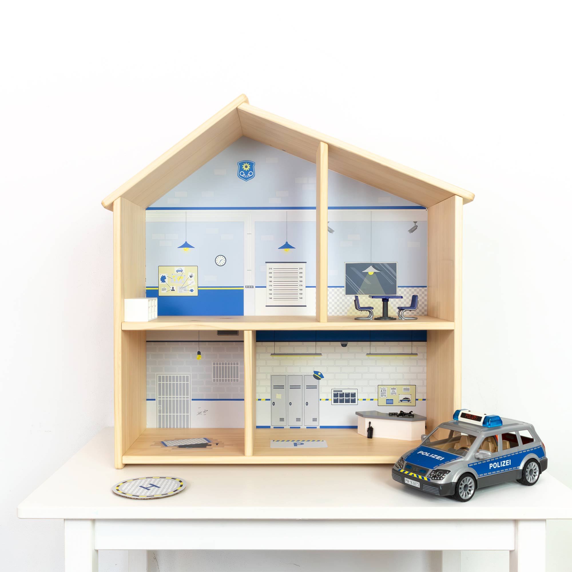 klebefolie ikea flisat puppenhaus tapete polizei 00