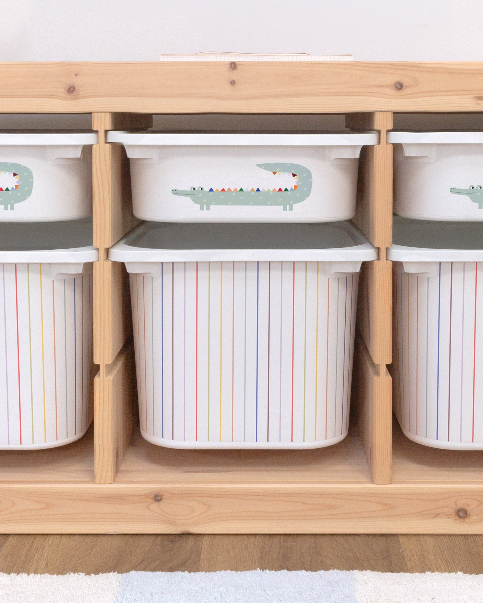 klebefolie ikea trofast box set lille vruende krokodil 2