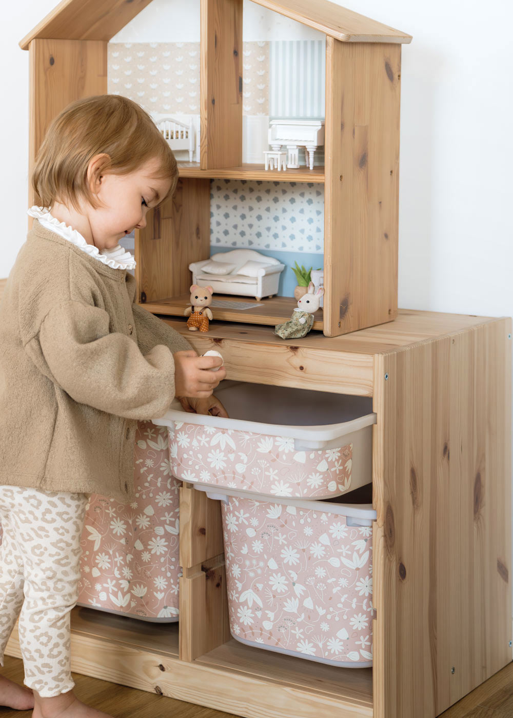 stickerset ikea trofast box klein blumig blush 3 stickerset ikea trofast box klein blumig blush 3