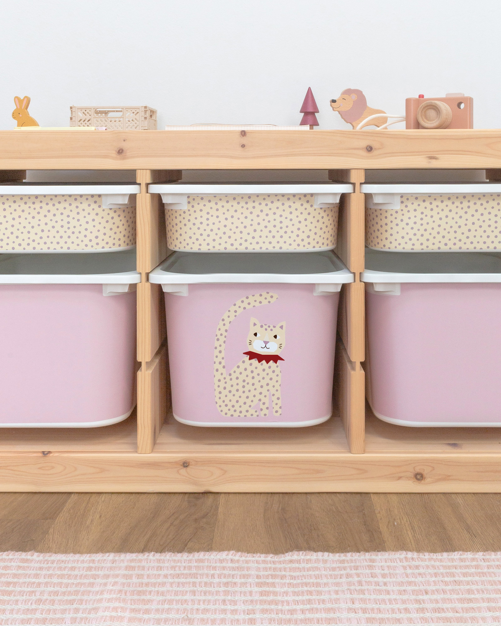 klebefolie ikea trofast box set lille vruende katze 4