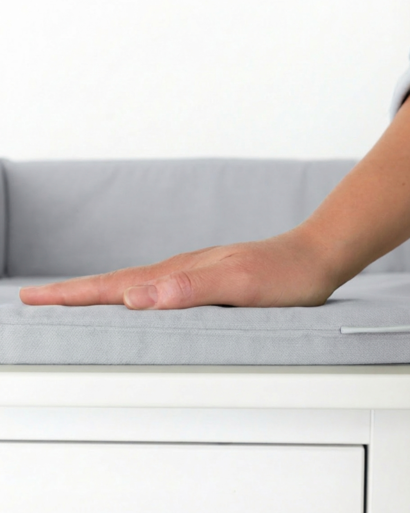 wickelkommode ikea hemnes malm auflage schlange soft grey 3