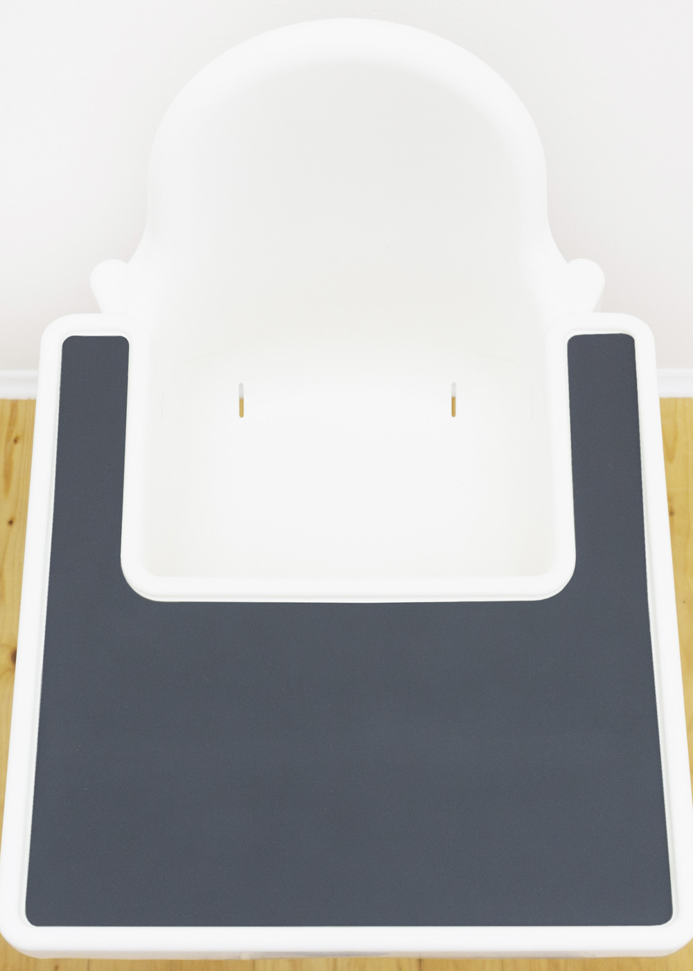 dwaas Verbetering Depressie Siliconen mat voor IKEA ANTILOP hoge stoel Leisteen