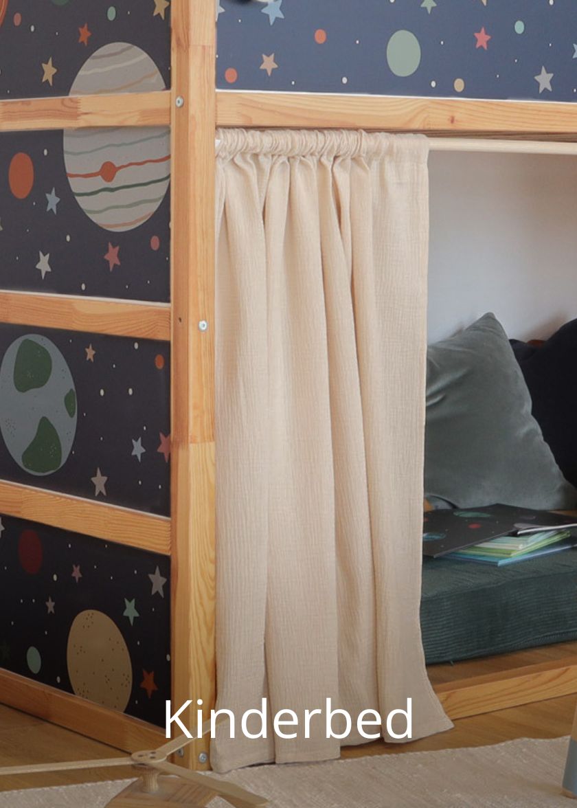 Gordijnen voor het IKEA KURA bed Gordijnen voor het IKEA KURA bed