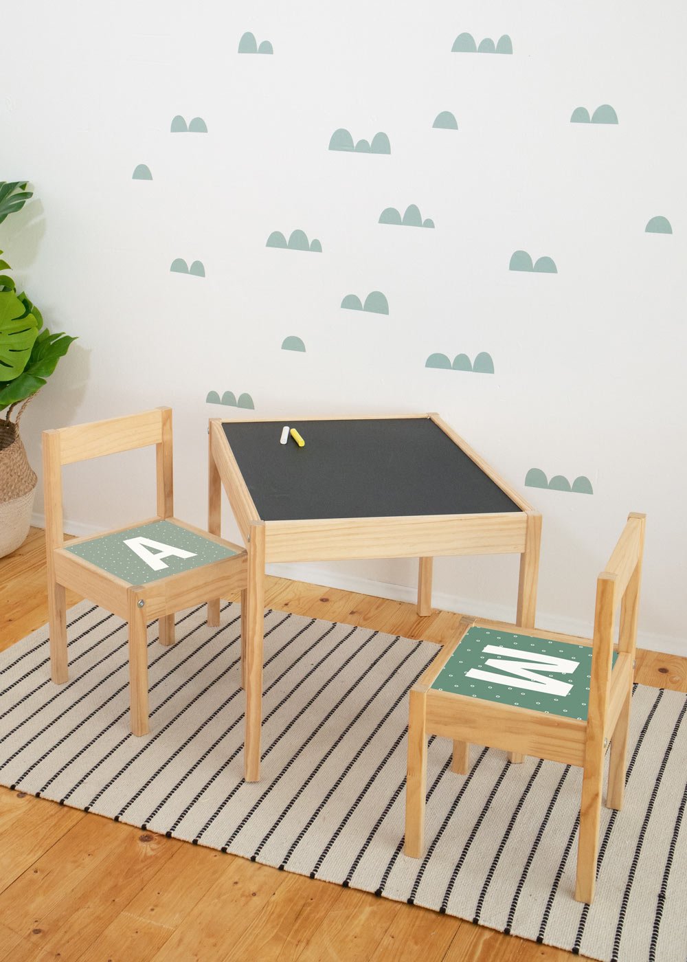 klebefolie ikea laett kinderstuhl alfabet eukalyptus 3