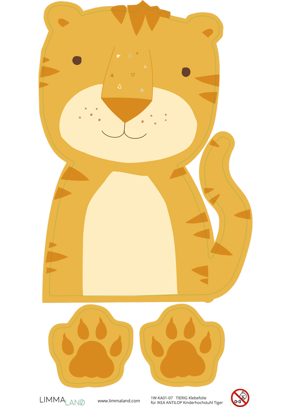 klebefolie ikea antilop hochstuhl tierig tiger 99 klebefolie ikea antilop hochstuhl tierig tiger 99