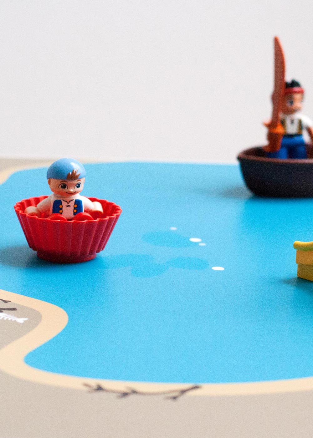 Ikea Kritter Kindertisch Wasserreich Teilansicht Boot