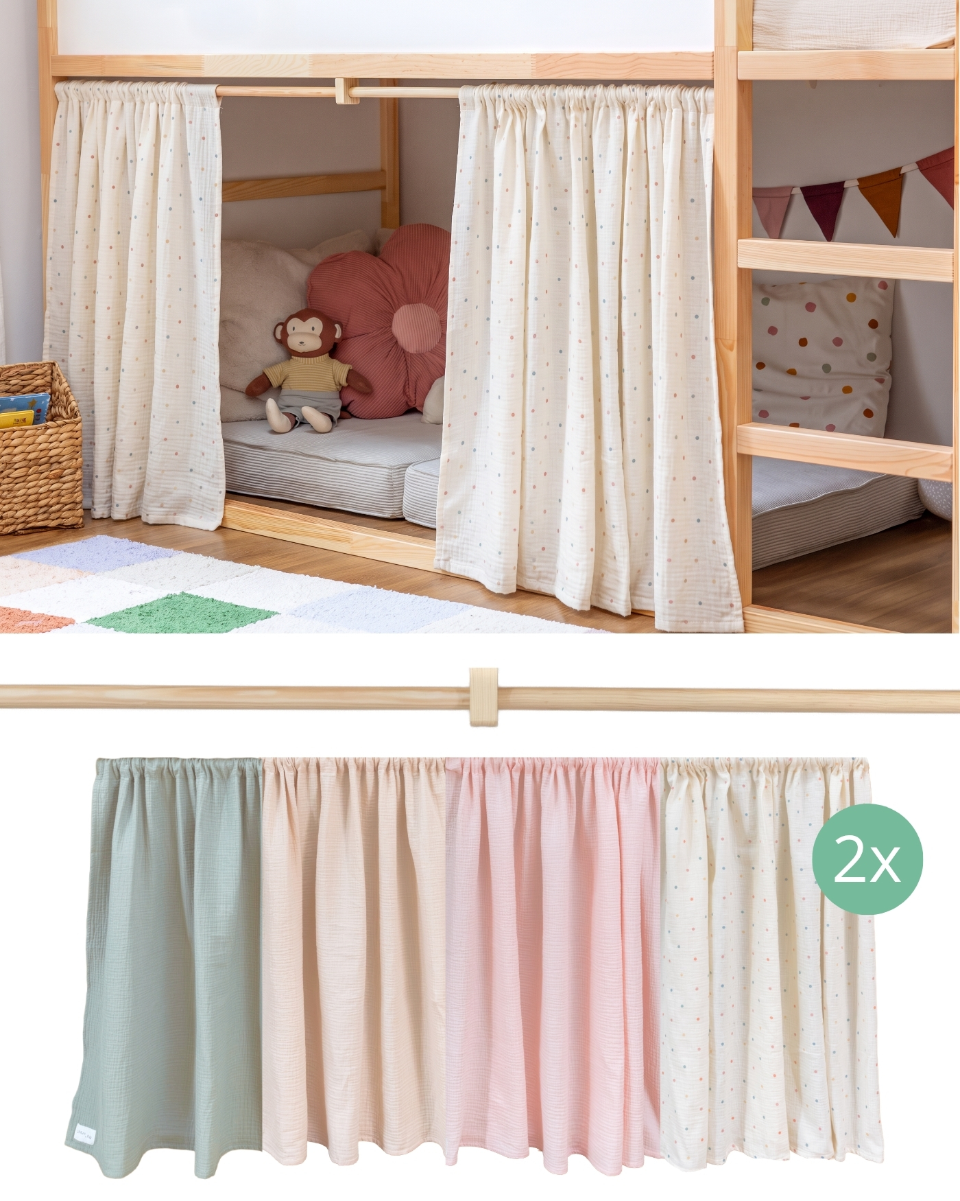 Kinderzimmer, Vorhang, Stoff, Hintergrund, Kurze Vorhänge