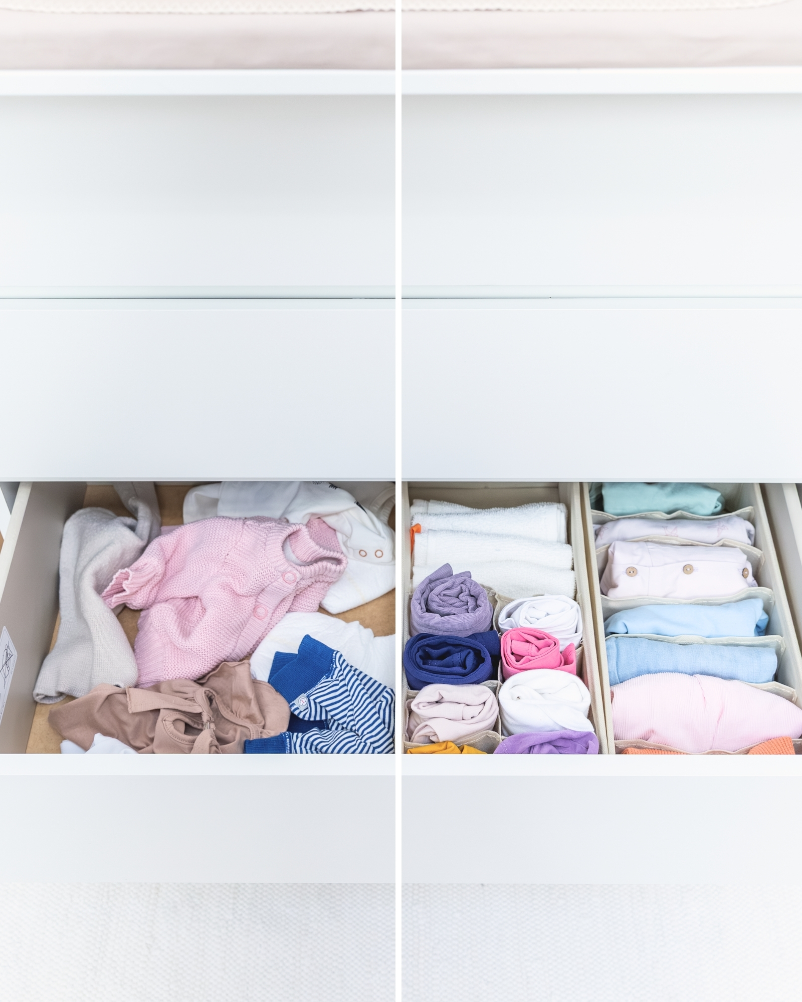 Kleider, Kleidungsschublade, Babybekleidung, Hemdchen, Knöpfe