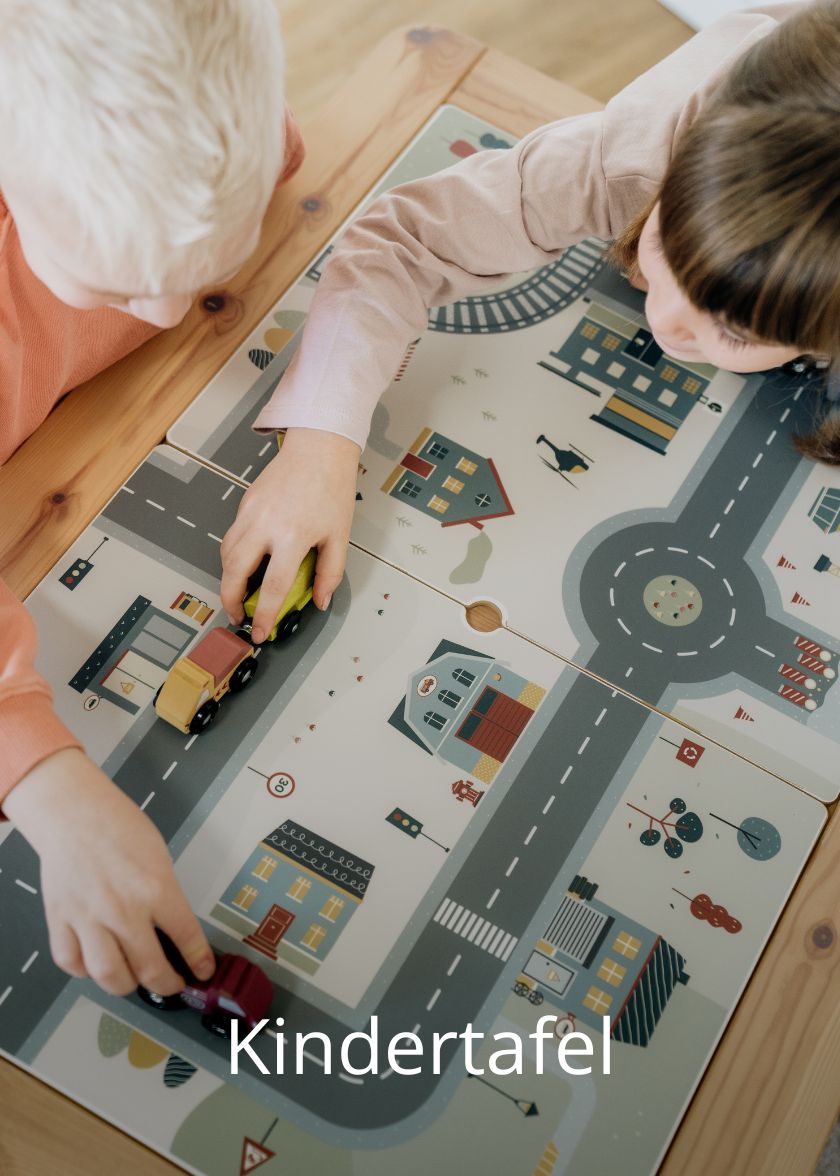 Speltafel met straten Speltafel met straten