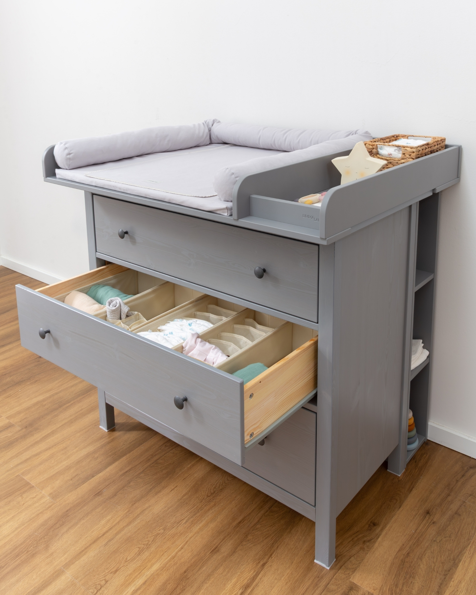 wickelkommode ikea hemnes 108 set grau premium soft grey 20