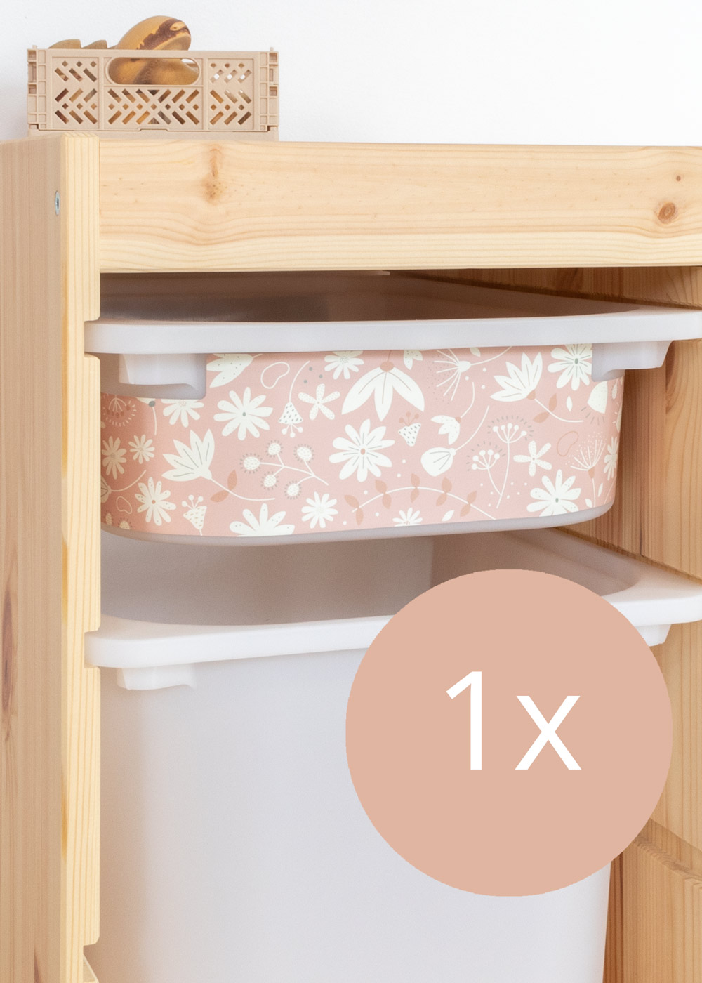 stickerset ikea trofast box klein blumig blush 2 stickerset ikea trofast box klein blumig blush 2