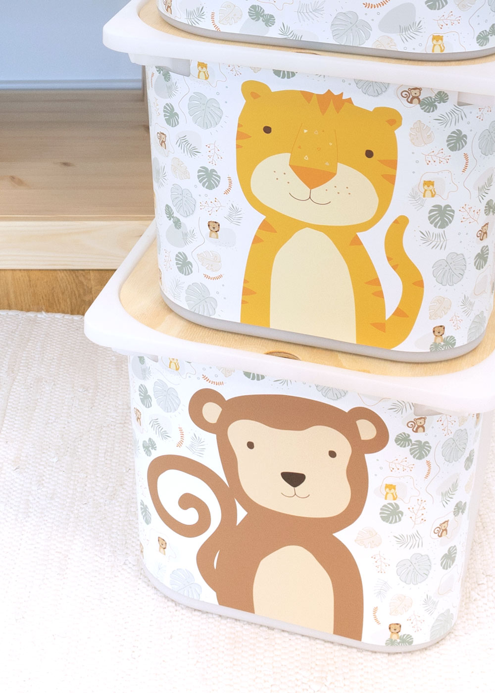 stickerset ikea trofast box mittel tierig safari 3er set 2 stickerset ikea trofast box mittel tierig safari 3er set 2