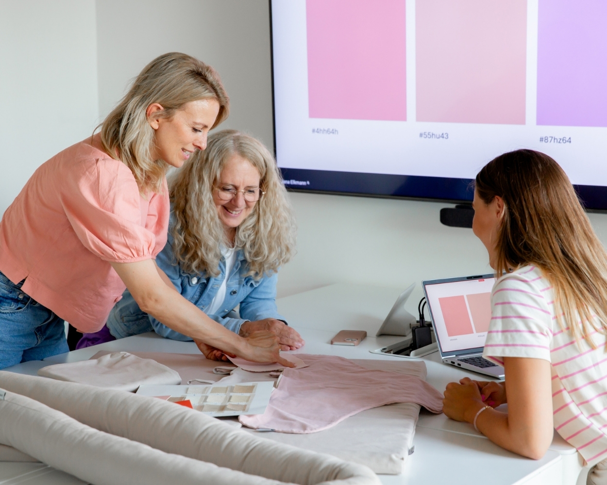 Textilien, Stoff, Pink, Design, Workshop