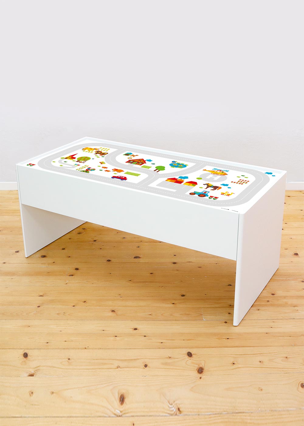 Ikea Dundra Spieltisch ByGraziela Bauernhof Komplettansicht