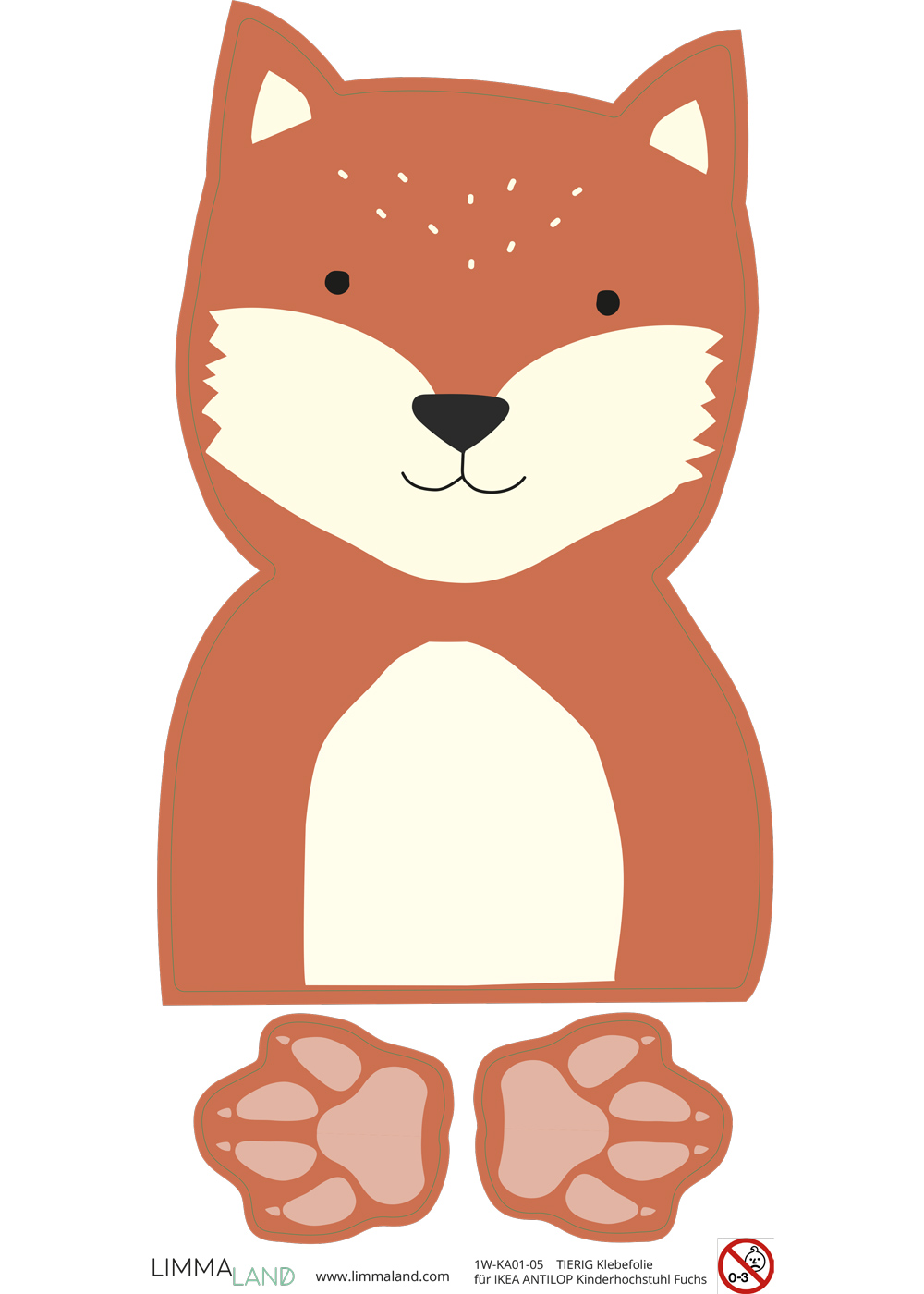 klebefolie ikea antilop hochstuhl tierig fuchs 99 klebefolie ikea antilop hochstuhl tierig fuchs 99