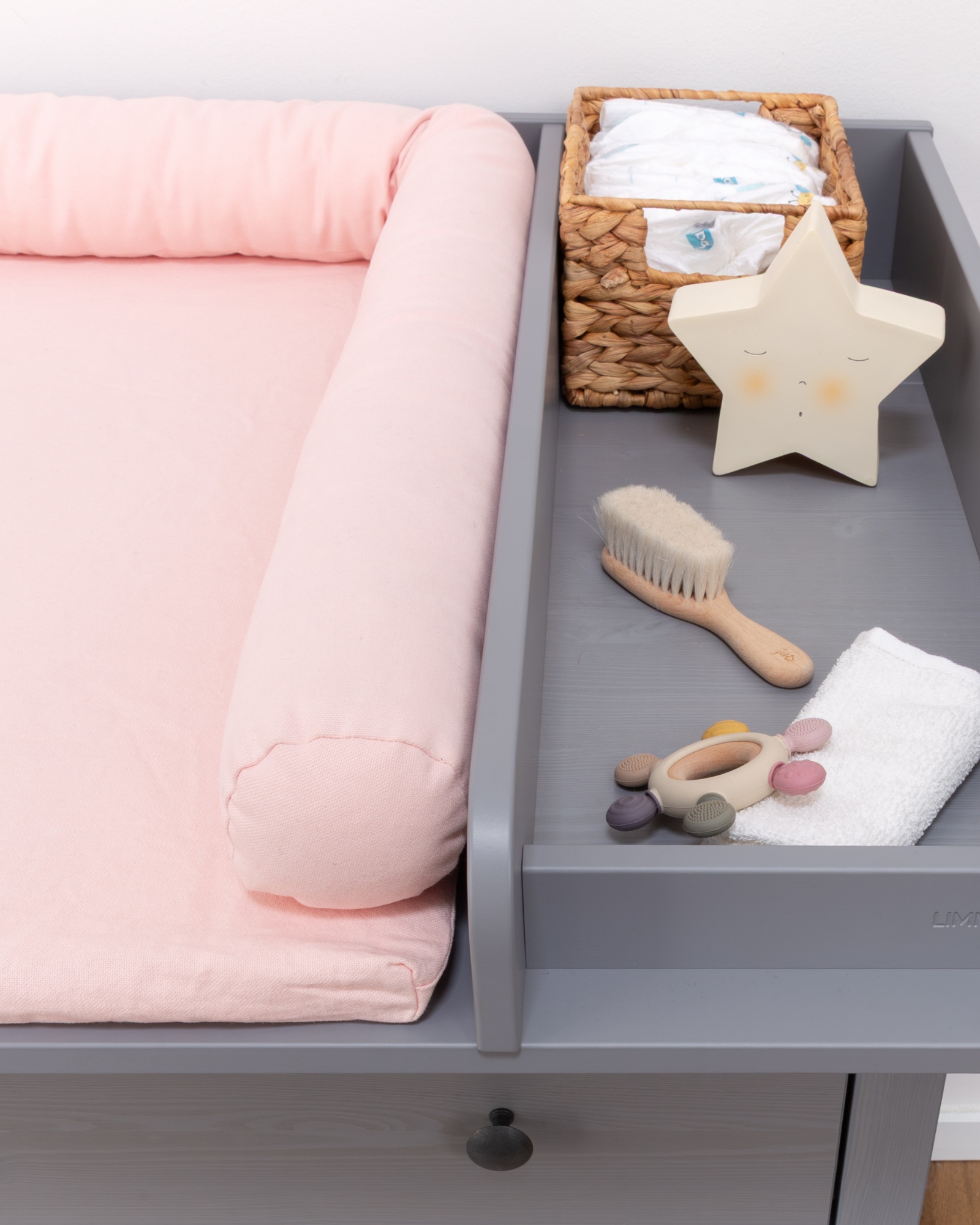 wickelkommode ikea hemnes 108 set grau basis blush 4