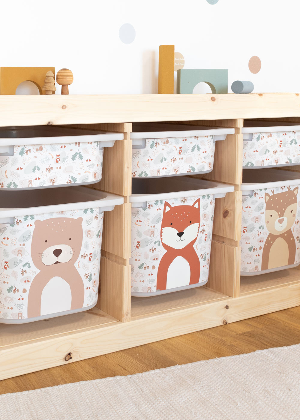 stickerset ikea trofast box mittel tierig wald 3er set 1 stickerset ikea trofast box mittel tierig wald 3er set 1