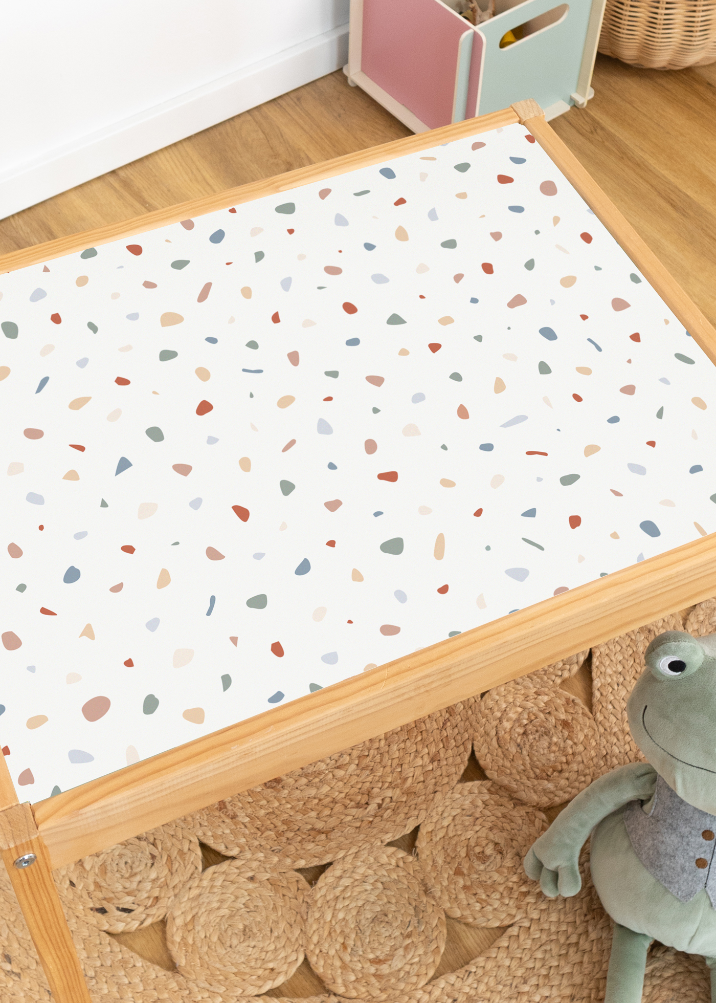 klebefolie ikea laett kindertisch terrazzo 2 klebefolie ikea laett kindertisch terrazzo 2