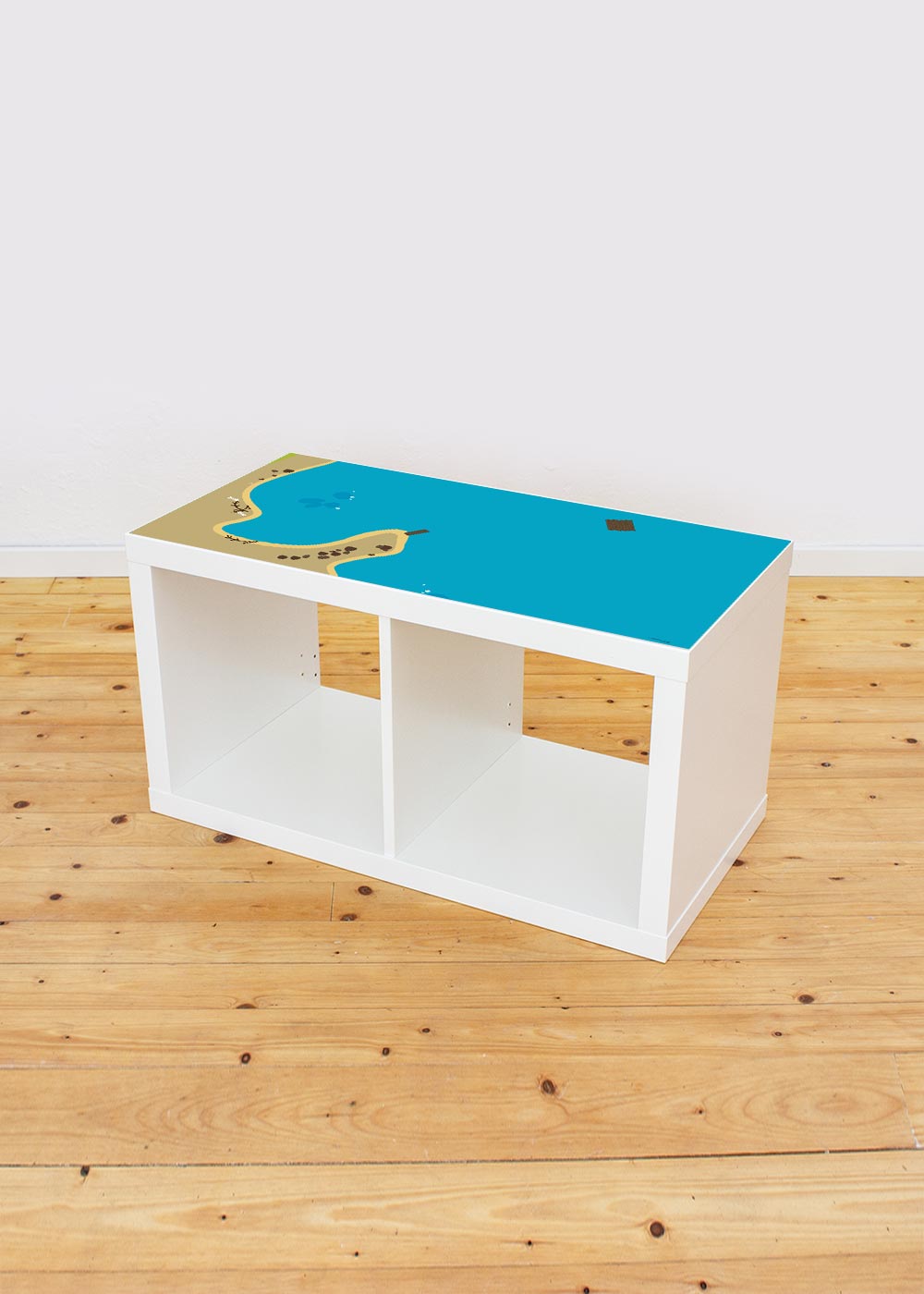 IKEA Kallax inzetstuk met 1 plank, wit, 33 x 33 cm